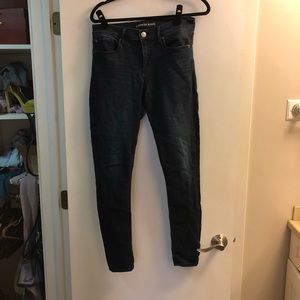 EXPRESS Dark Indigo Skinny Jeans